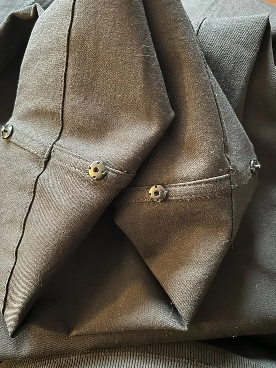 M.M. LaFleur Black Cotton & Elastane Blend High Rise Five Pocket Denim Pant - Picture 5 of 16